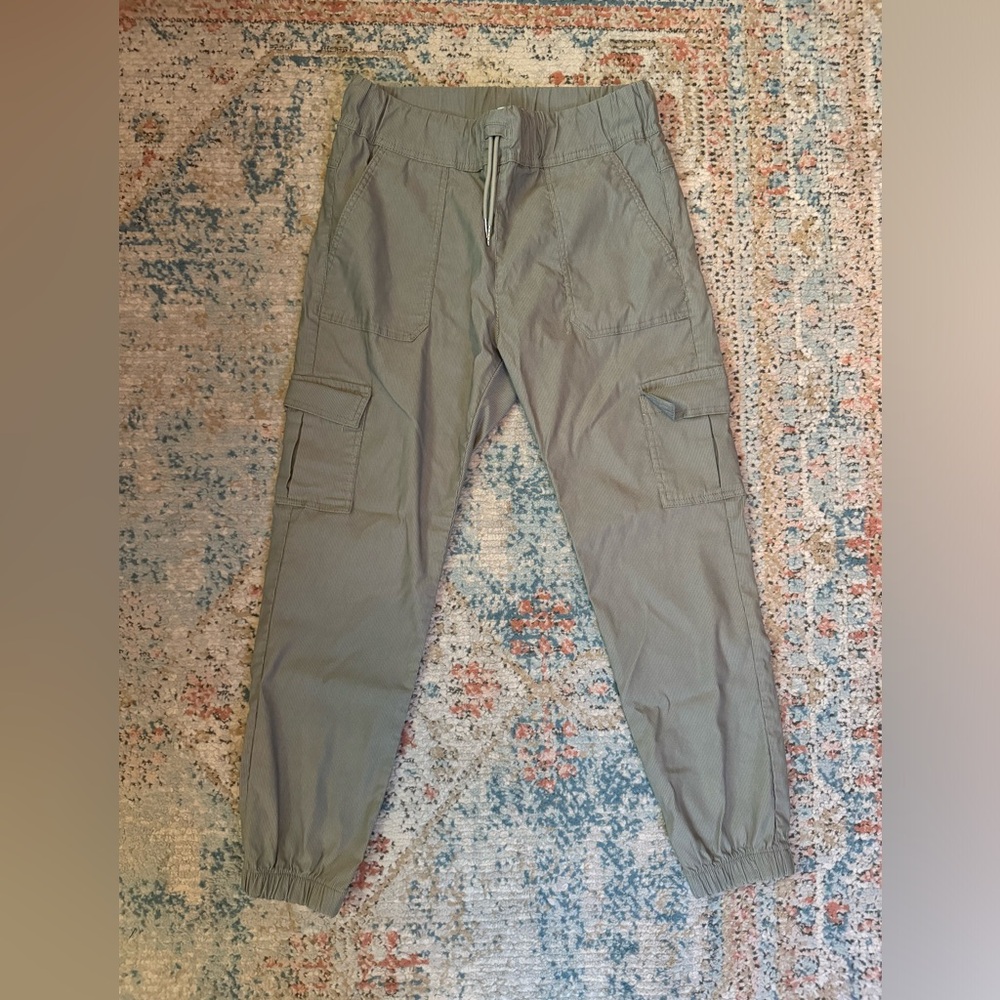 Flog Womens Green Stripe Cargo Pants Size 28